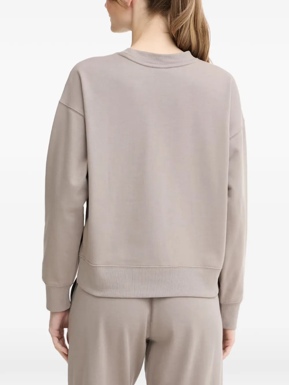 DKNY Sweater met logoprint Beige