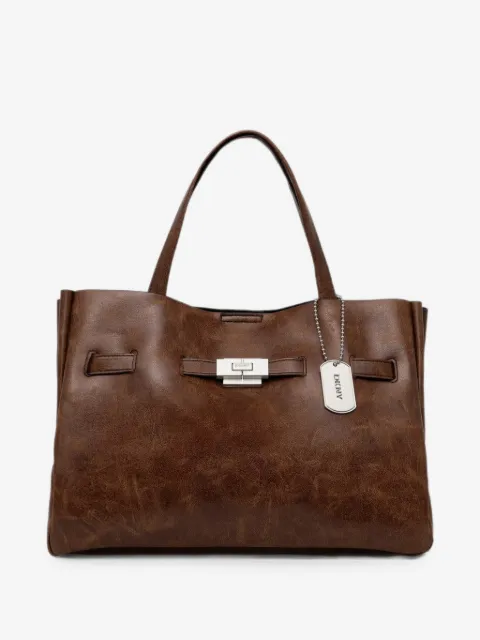 DKNY Bryar twist-lock logo-tag tote bag