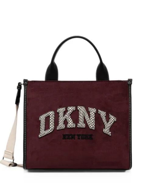 DKNY Hadlee logo-patch tote bag