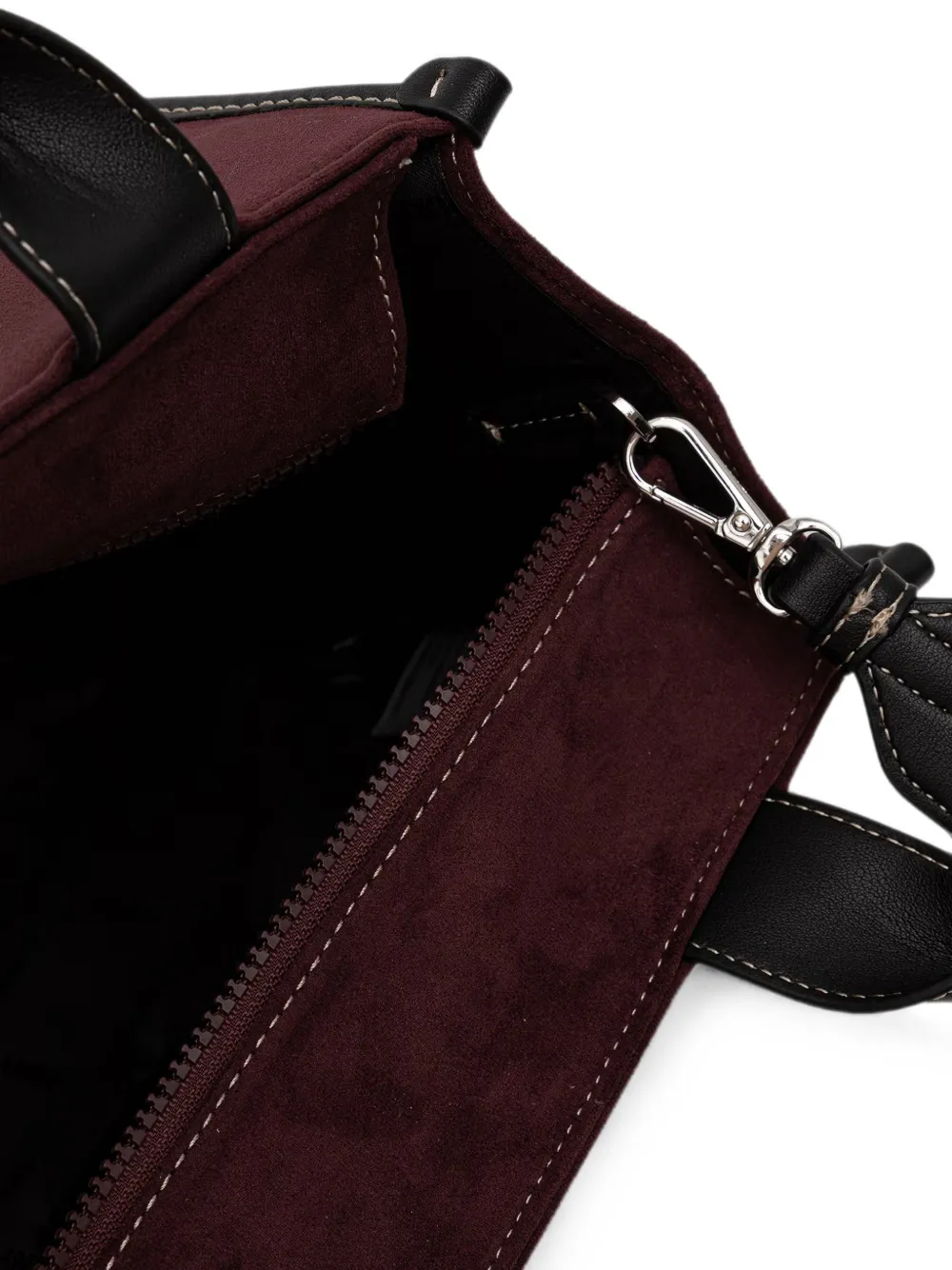 DKNY Handlee shopper met logo-patch Rood