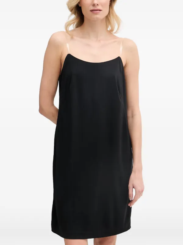 womens black cocktail dress La Femme 32632 A simple black dress. lace appliqued prom sresses A sexy little black Length:L