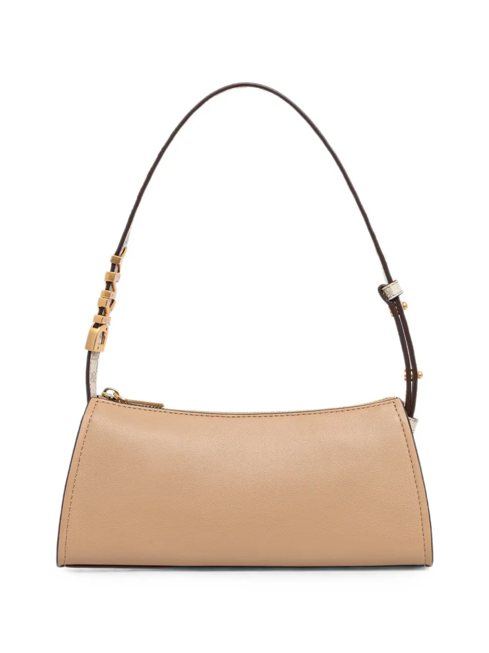 DKNY Avril logo-plaque shoulder bag - Toni neutri