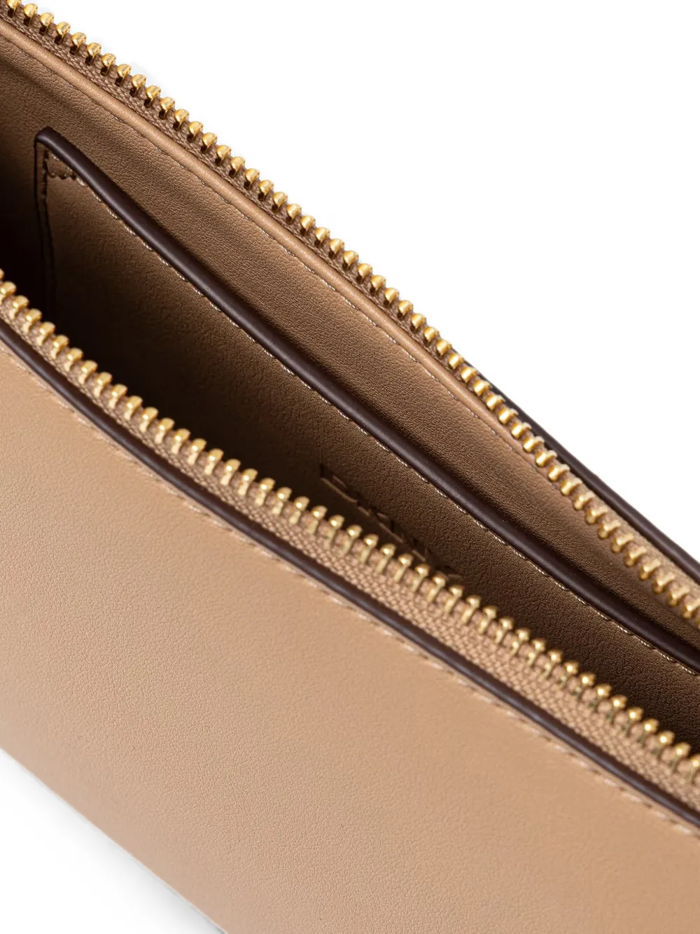 DKNY Avril schoudertas met logoplakkaat Beige