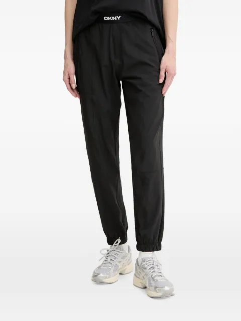 DKNY logo-waistband elasticated-cuff track pants