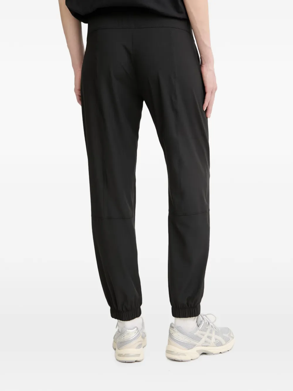 DKNY Trainingsbroek met elastische manchetten en logoband Zwart