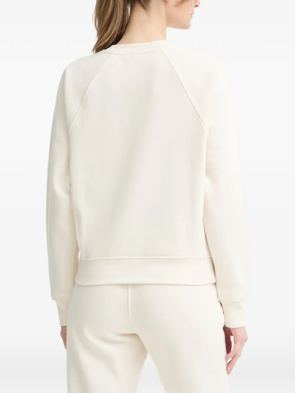 DKNY Sweater met logopatch Beige