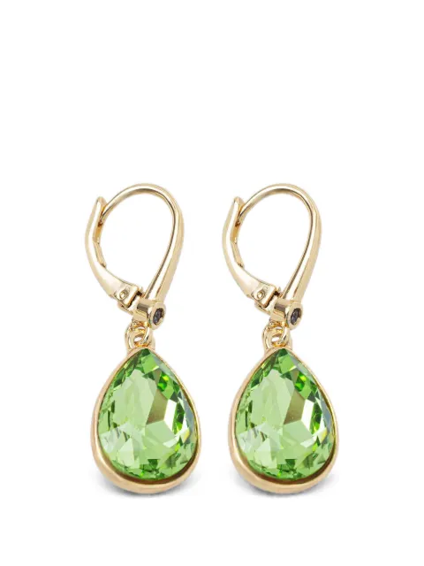DKNY Carlie pear-cut crystal-embellished earrings