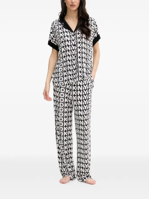 DKNY logo-print pajamas