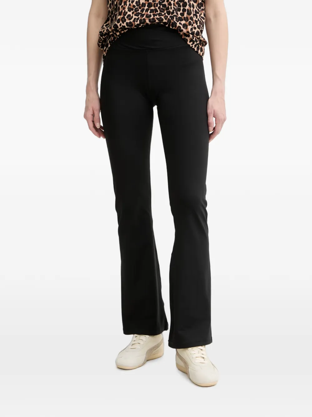 DKNY 로고 프린트 레깅스 | 블랙 | Image 1