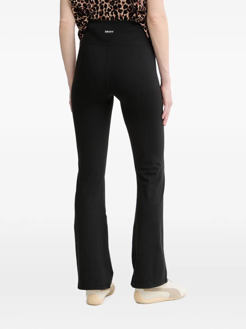 DKNY Legging met logoprint Zwart