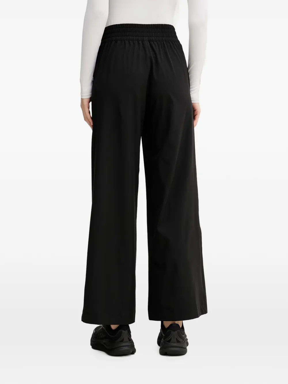 DKNY Broek met wijde pijpen Zwart