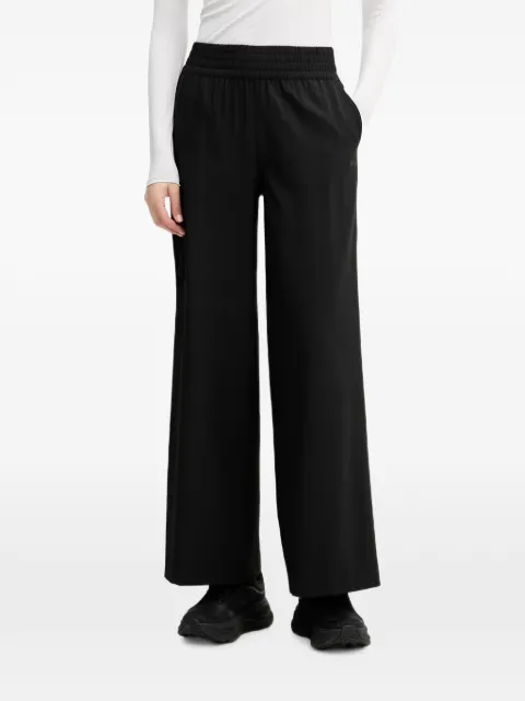 DKNY pantalones anchos con tiro alto