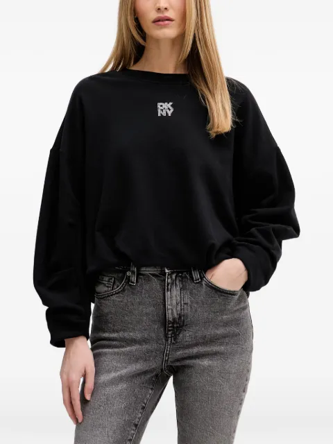 DKNY logo-embellished crew neck sweatshirt