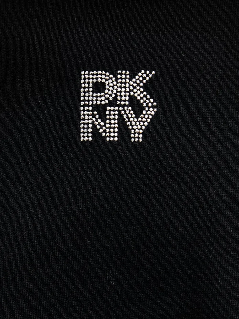 DKNY Sweater verfraaid met logo en ronde hals Zwart