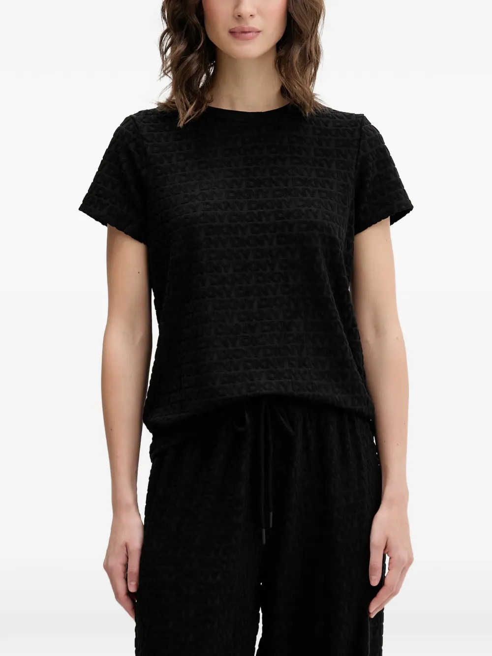 DKNY Pyjama met logopatroon Zwart