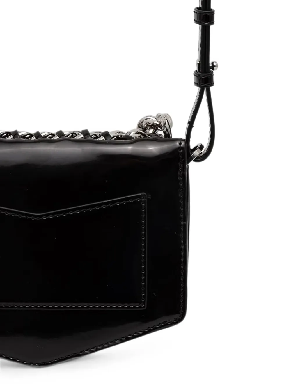 DKNY Riona mini-tas met schakelketting Zwart