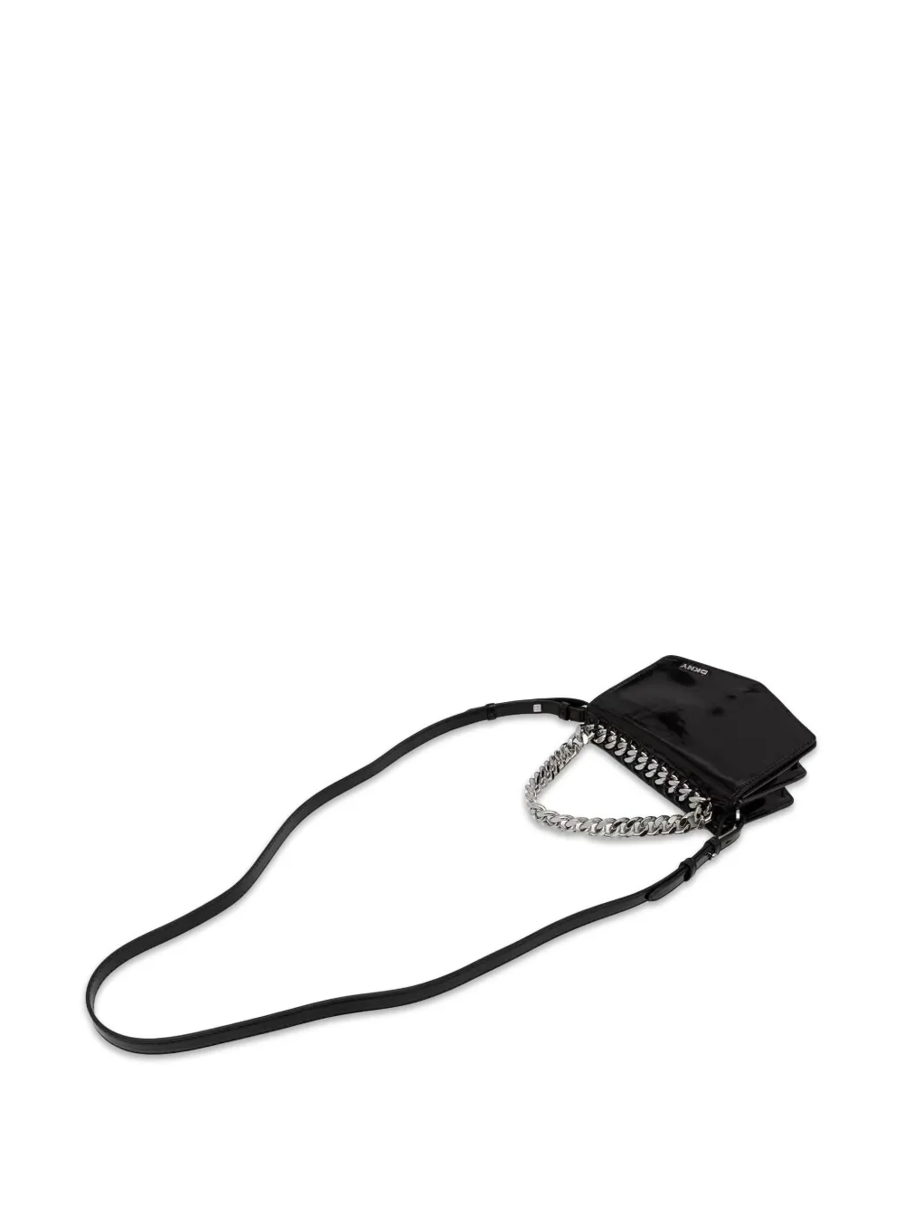 DKNY Riona mini-tas met schakelketting Zwart