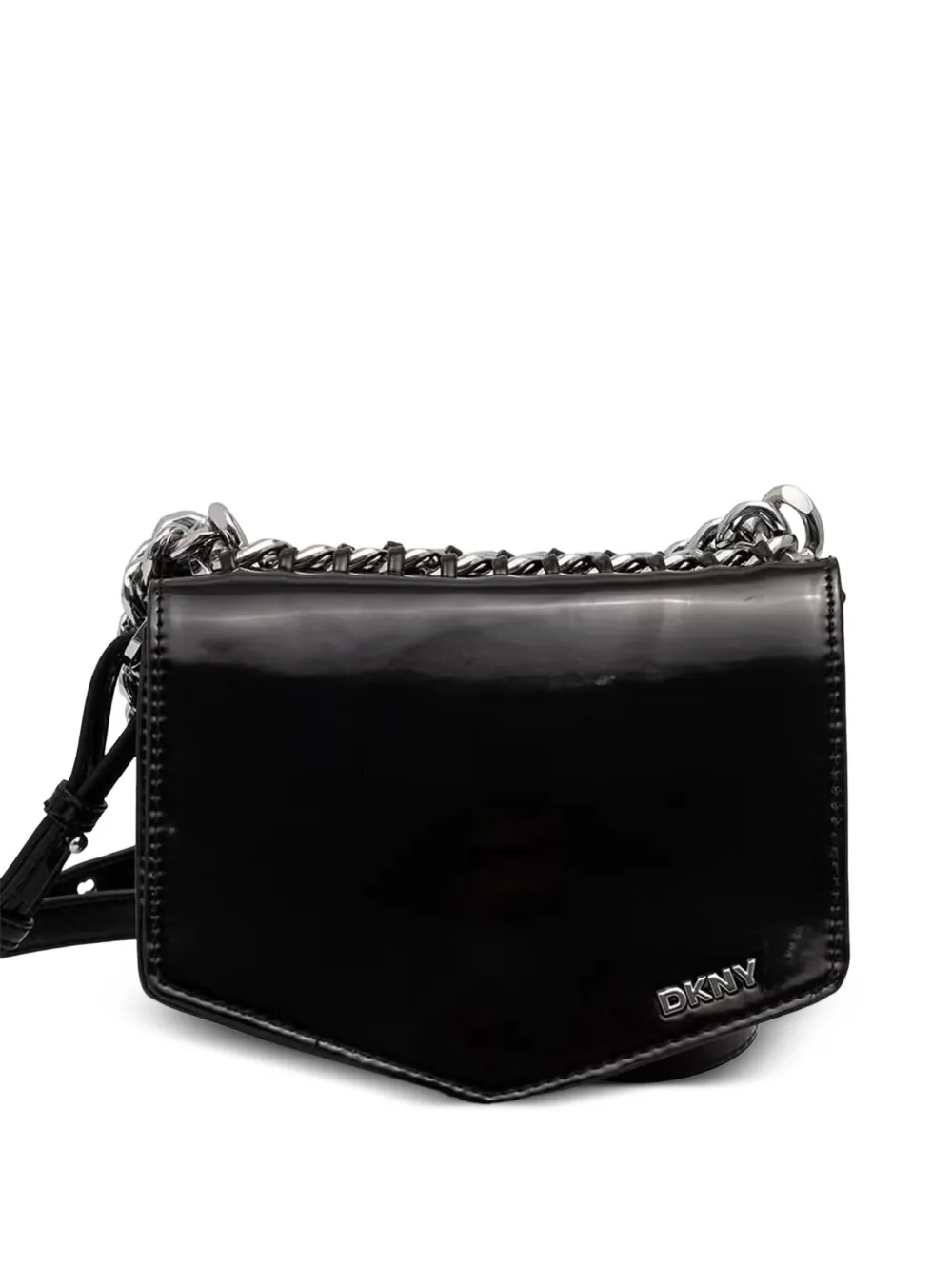 DKNY Riona mini-tas met schakelketting Zwart