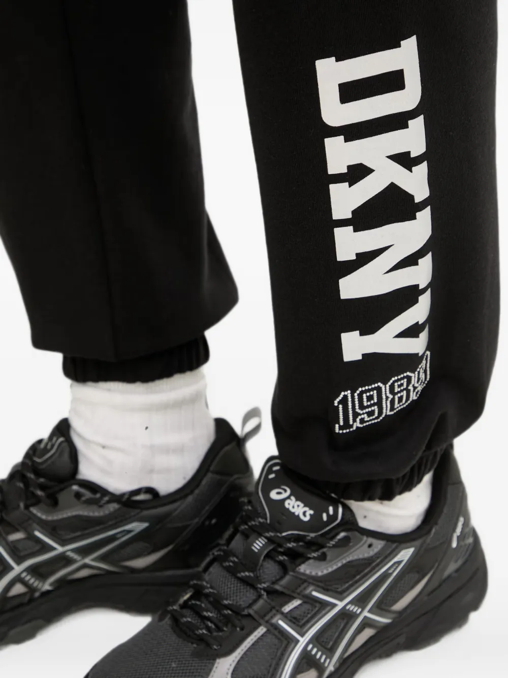 DKNY Trainingsbroek met logoprint Zwart