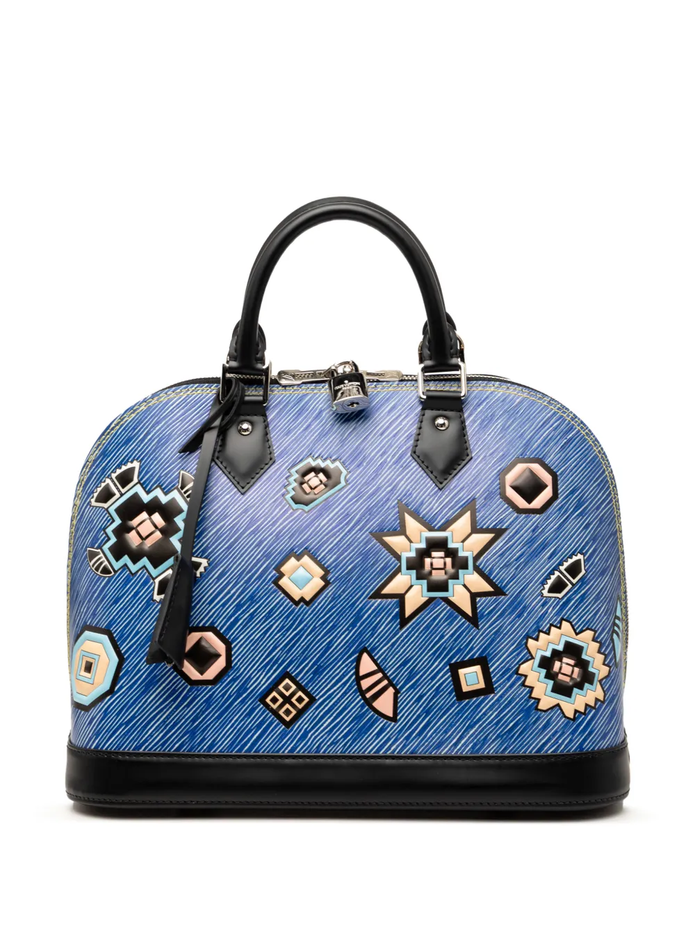 Louis Vuitton Pre-Owned Borsa a tracolla Denim Aztec Alma PM in pelle Épi 2015 - Nero