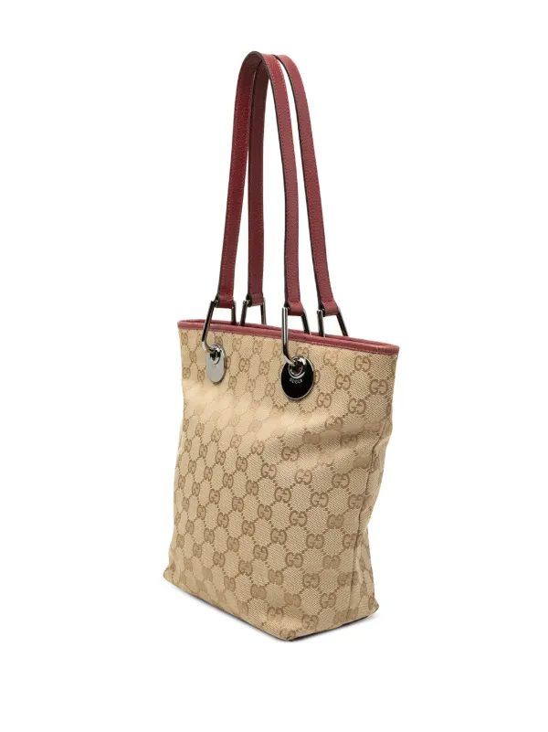 GUCCI エクリプス GGキャンバス トートバッグ 肩掛け Gucci Pre-Owned 2000-2015 エクリプス GGキャンバス トートバッグ