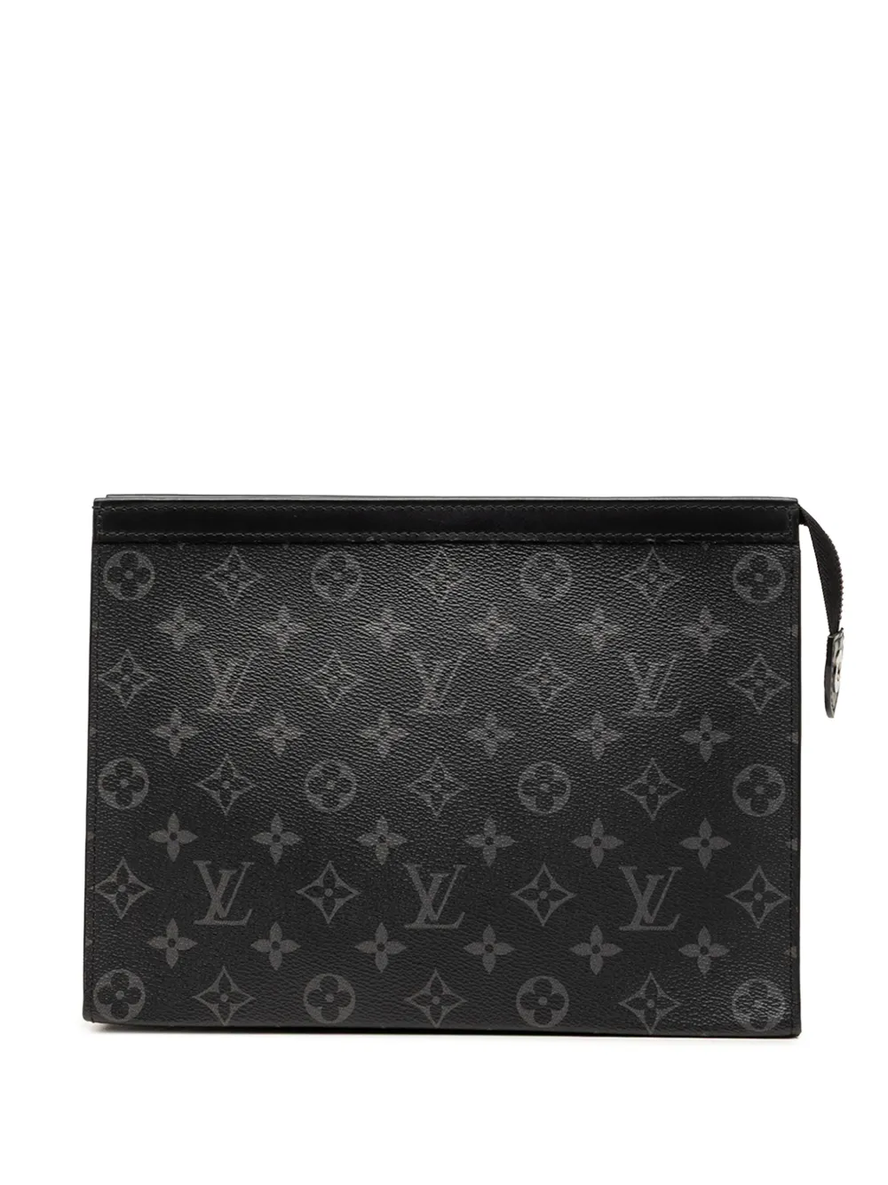 Louis Vuitton Pre-Owned 2021-2026 Monogram Eclipse Pochette Voyage MM clutch bag - Black