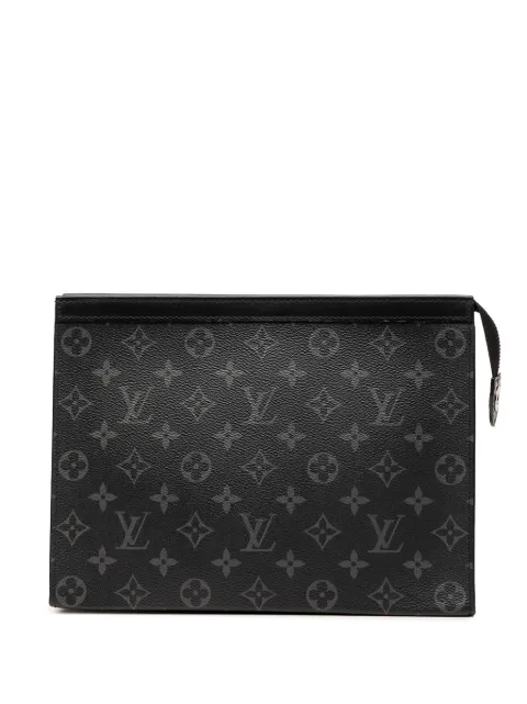 Louis Vuitton Pre-Owned 2021-2026 Monogram Eclipse Pochette Voyage MM clutch bag