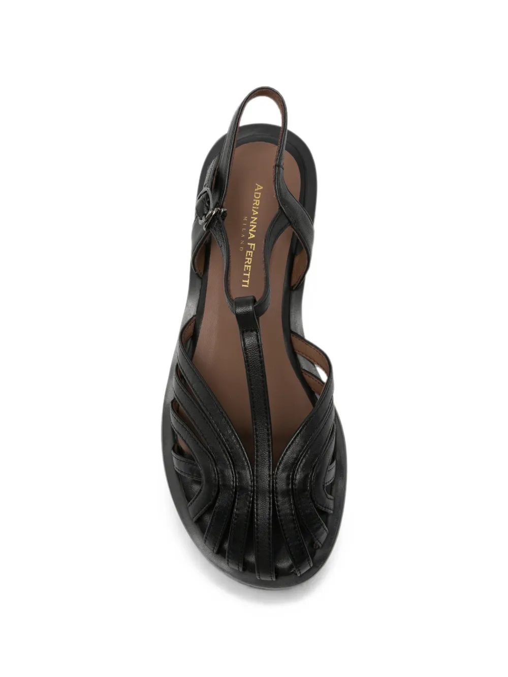 ADRIANNA FERETTI Gekooide sandalen Zwart