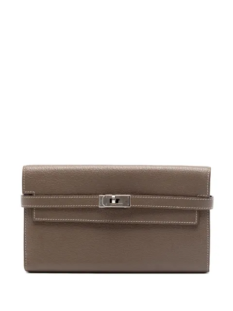 Hermès Pre-Owned 2015 Epsom Kelly Longue Wallet long wallets