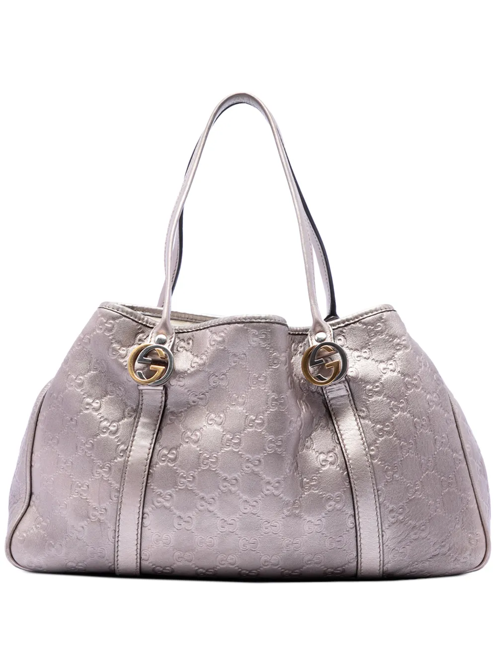 Gucci Pre-Owned Borsa tote Guccissima Twins metallizzata 2016-2026 - Viola