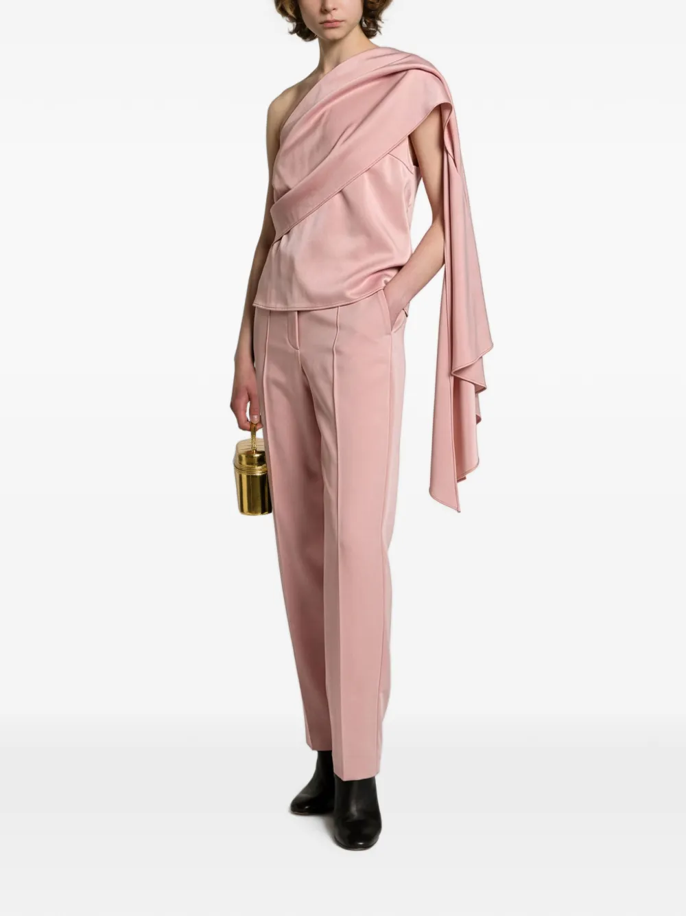 Alberta Ferretti Asymmetrische blouse Roze