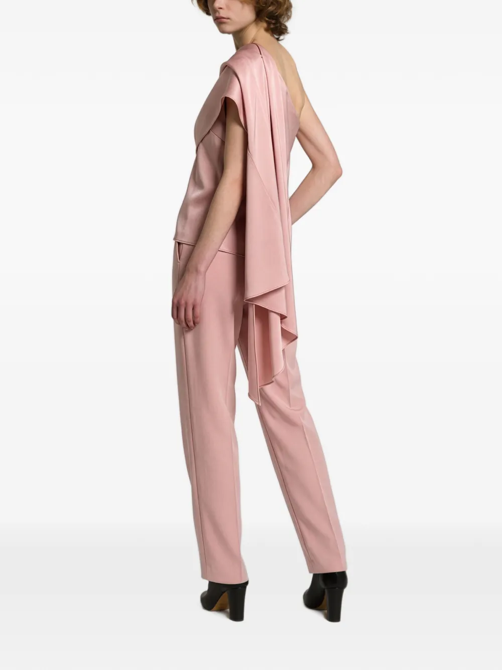 Alberta Ferretti Asymmetrische blouse Roze