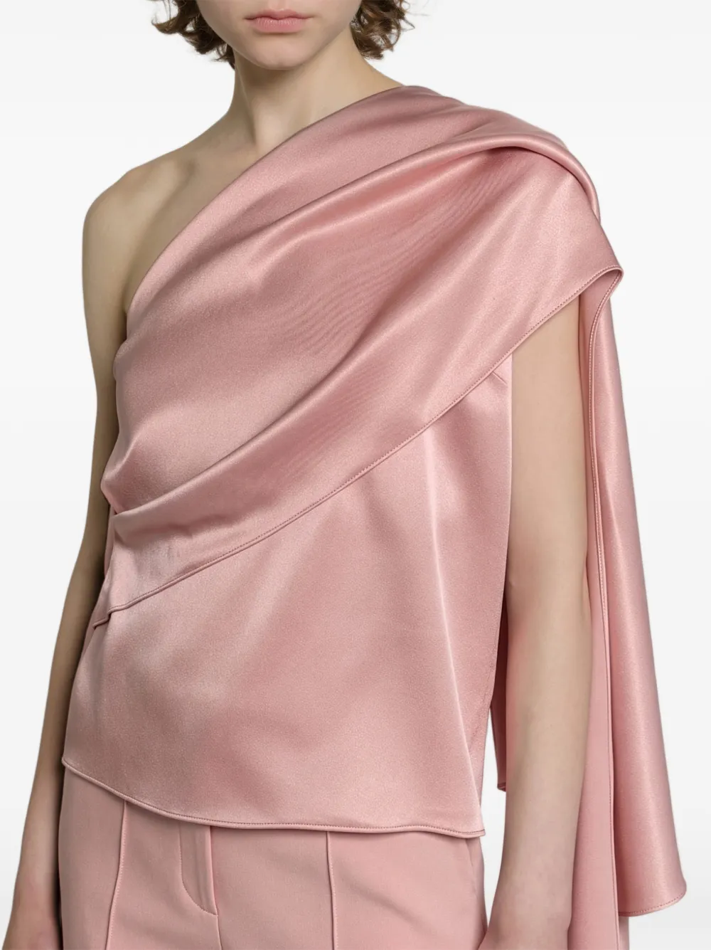 Alberta Ferretti Asymmetrische blouse Roze