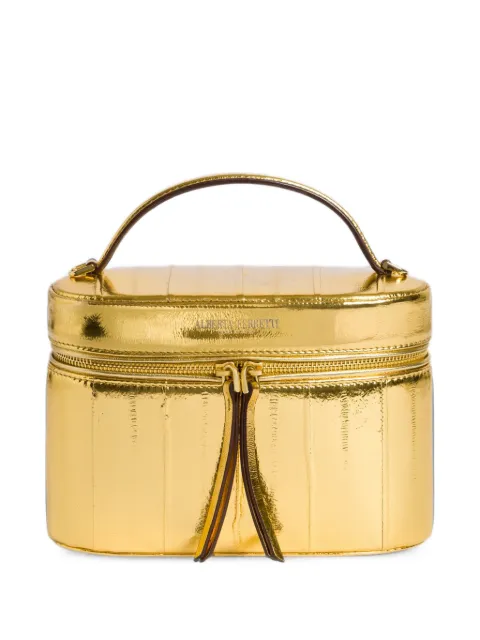 Alberta Ferretti metallic-effect mini bag
