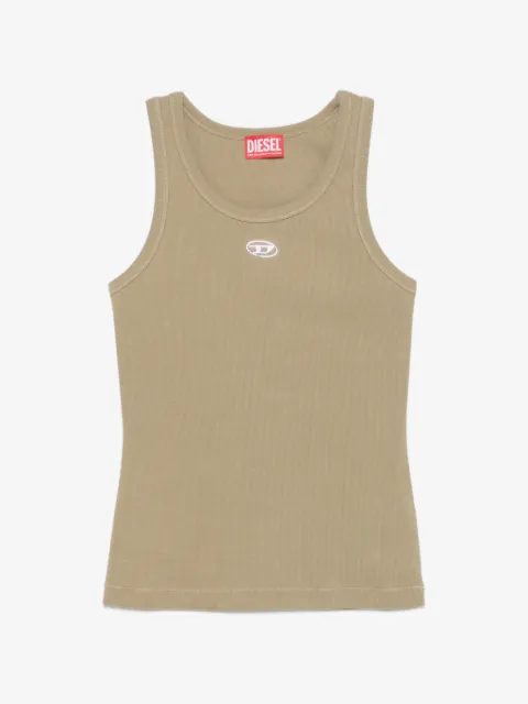 Diesel Oval-D ribbed-knit tank top