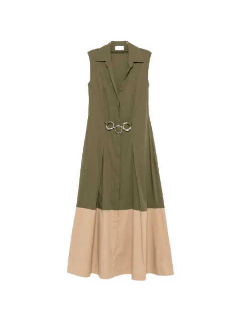 Clips colour-block midi dress