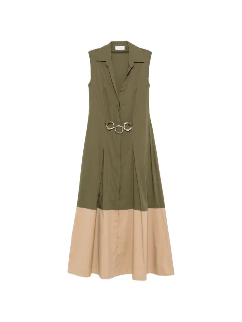 Clips colour-block midi dress