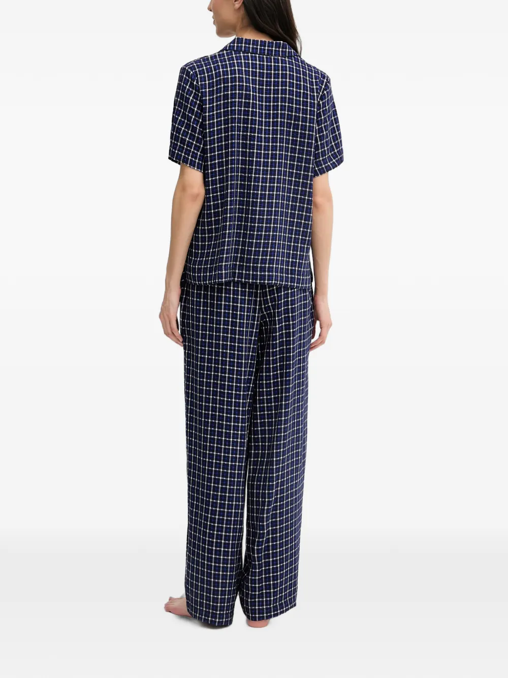 DKNY Geruite pyjama Blauw