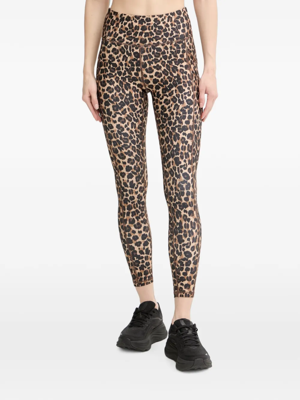 DKNY leopard-print leggings - Nude