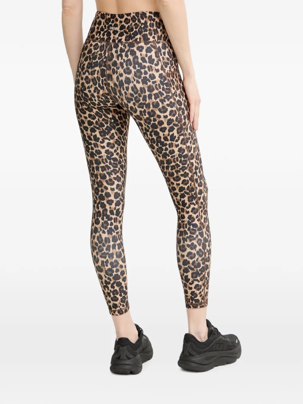 DKNY Legging met luipaardprint Beige