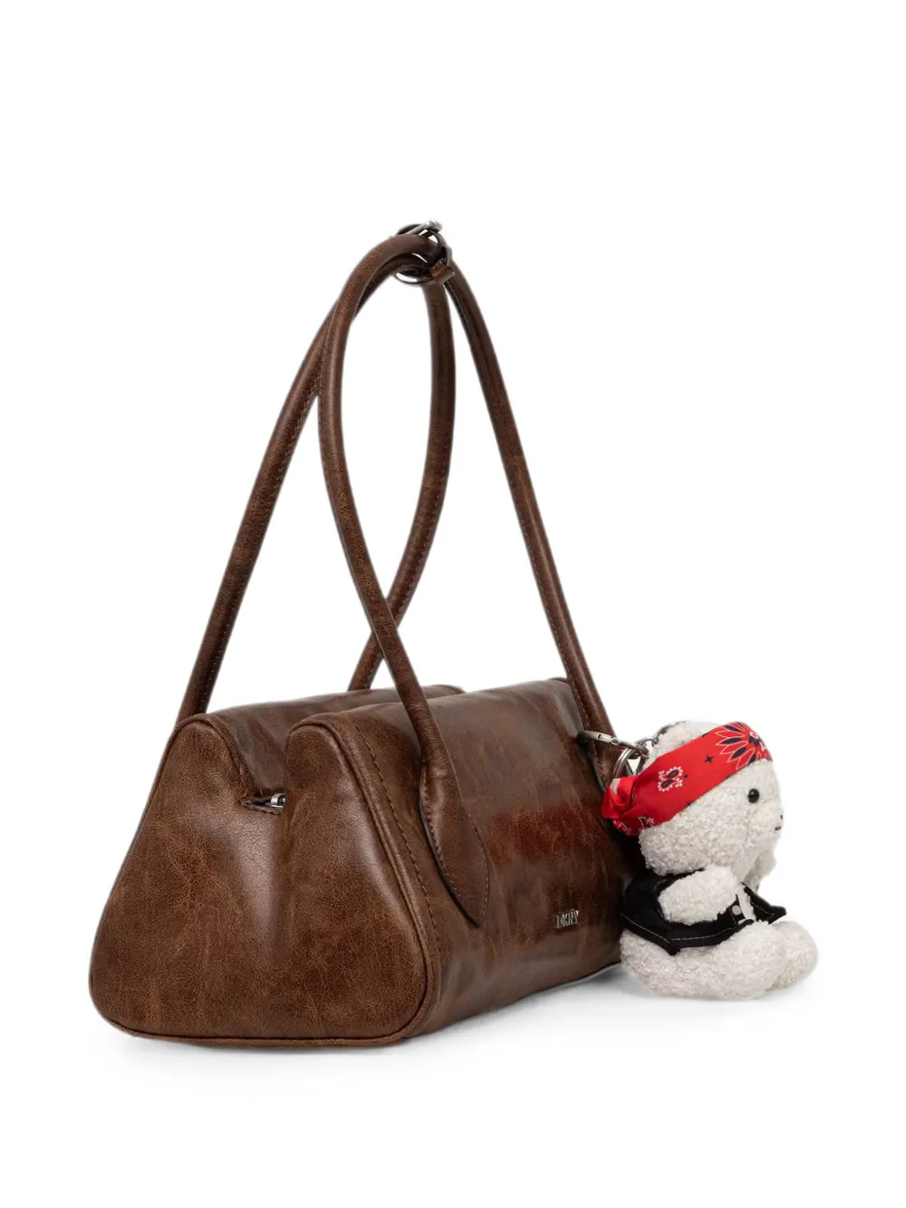 DKNY Amelie shopper met beerbedel Bruin