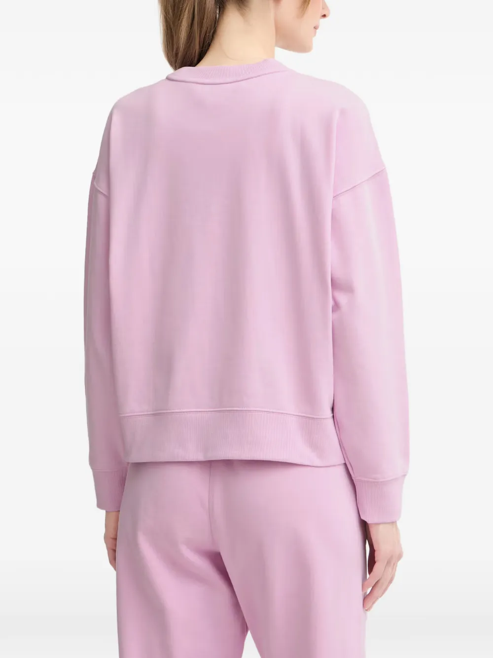 DKNY Sweater met logoprint Roze