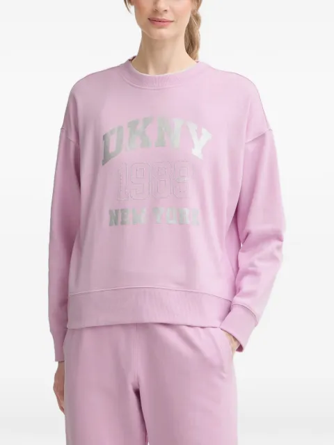 DKNY sudadera con logo estampado