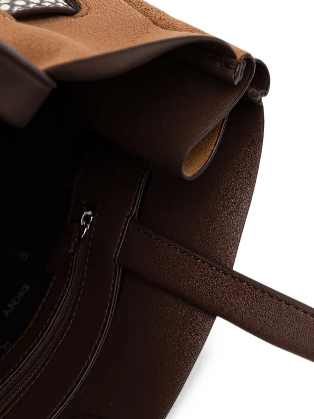 DKNY Bryar shopper met gespsluiting Bruin