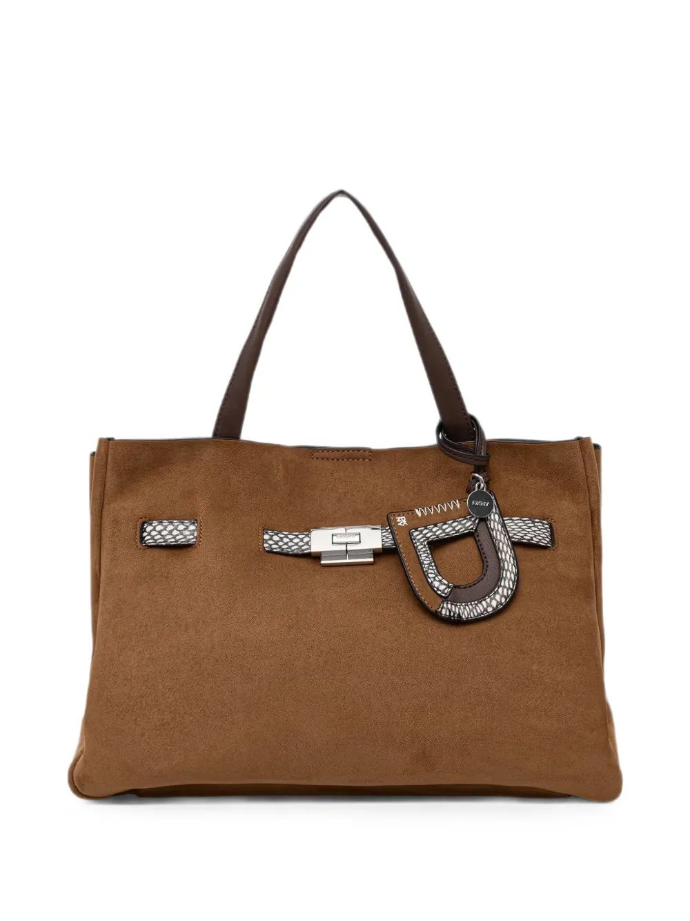 DKNY Bryar buckle-fastening tote bag - Marrone