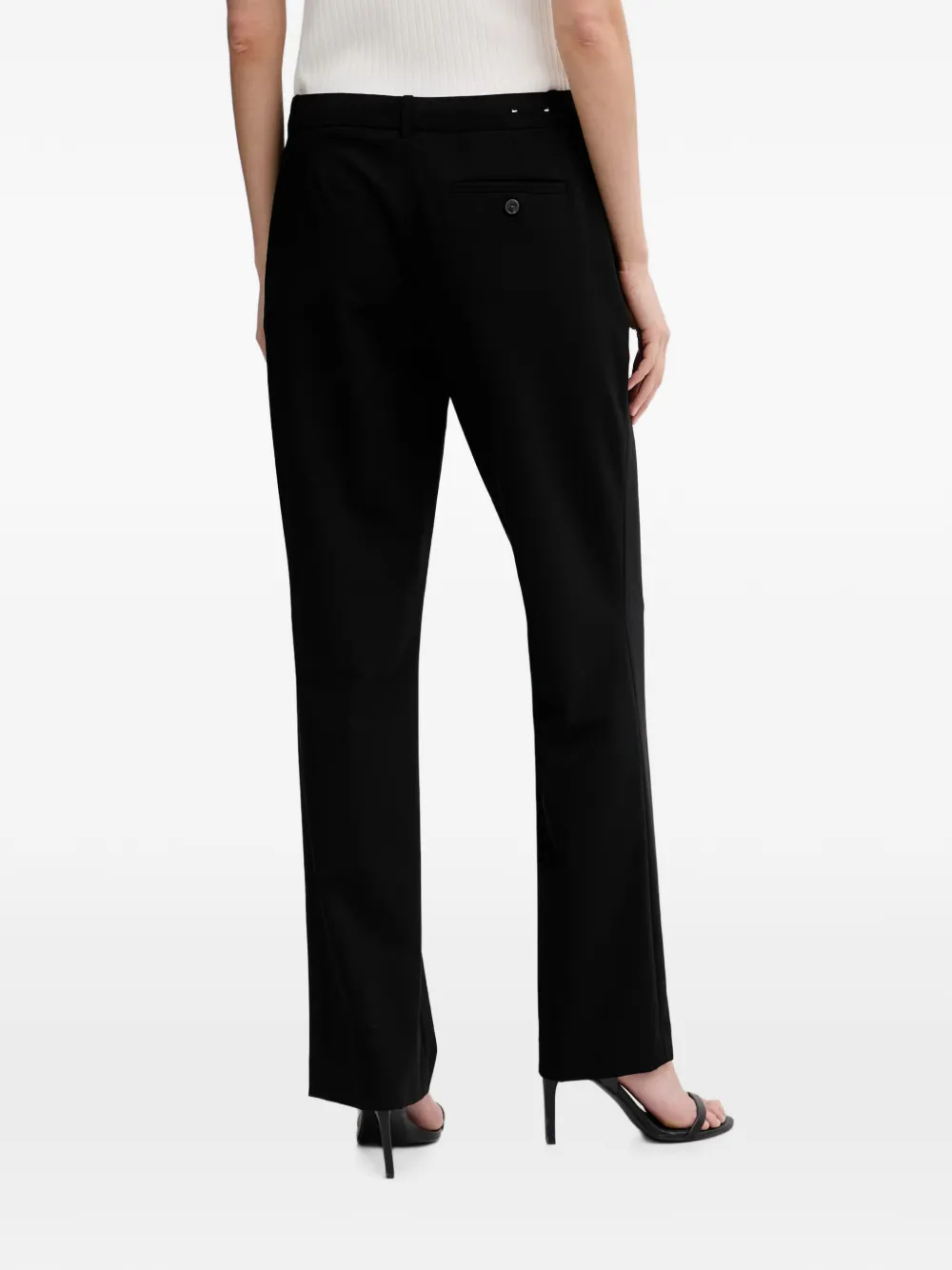 DKNY Geplooide pantalon Zwart