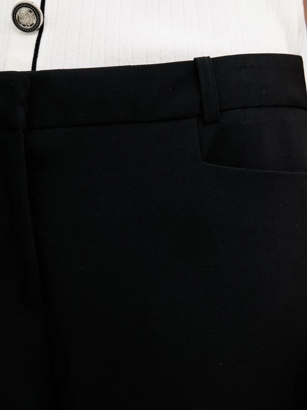 DKNY Geplooide pantalon Zwart