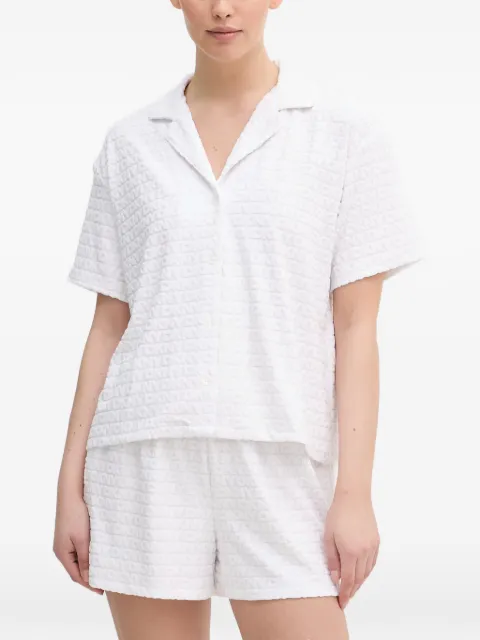 DKNY logo-embossed pajama set