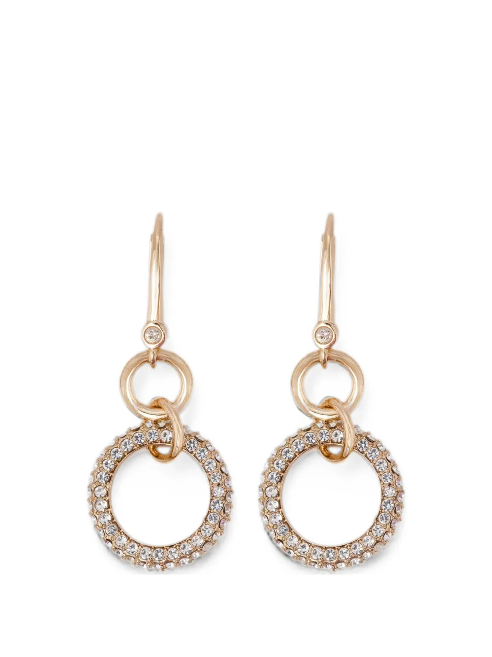 DKNY Hailey crystal-embellished drop earrings - Oro
