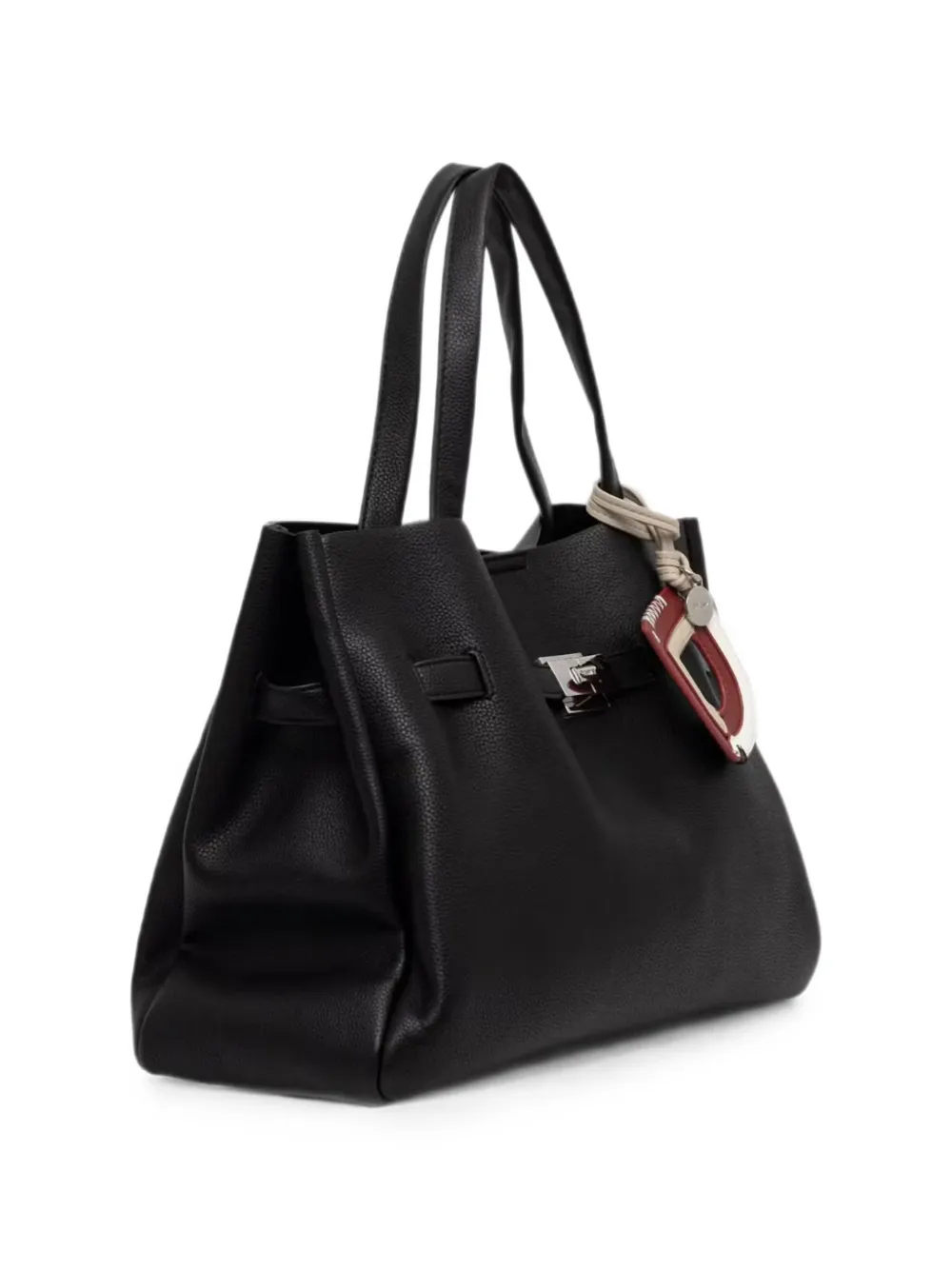 DKNY Bryar shopper met bedel en bewerkte textuur Zwart